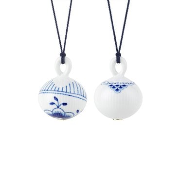로얄코펜하겐 블루 메가&프린세스 오너먼트 9.5cm 2개입_2964950