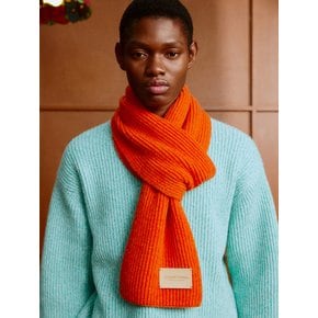 Multi-tweed Wool Muffler (ORANGE)