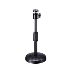 Sanwa Supply WEB 14-20UNC CMS-STN1BK 카메라 용 탁상 스탠드 (스마트 홀더 포함) 인치