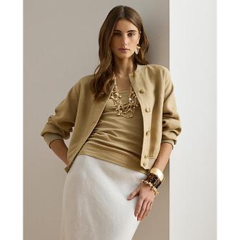 로렌 랄프 로렌 리넨 플라이트 재킷(WMLROTWS2820692270)