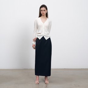 / Wool Blended H-line Skirt