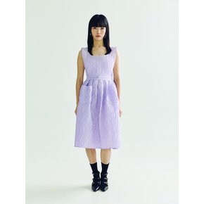 CLOAKE MIDI DRESS  _ PURPLE