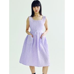 CLOAKE MIDI DRESS  _ PURPLE