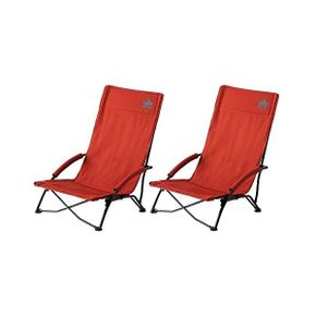 일본 로고스 캠핑 의자 체어 로고s Trad캔버스 F라메 Retardant Brick King Agura Chair Set of