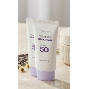 참존 톤업핏 세라마이드 선크림 50ml 1+1 총2개 한국뷰티 스킨선케어