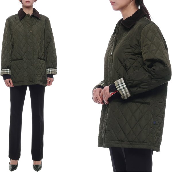 [부산점] 25FW 여성 퀼팅 나일론 재킷 (8113591 SHALE BRUSH 25F)