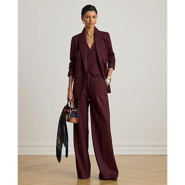 울 블렌드 트윌 와이드 레그 팬츠(WMLRPNTSBV20328600)