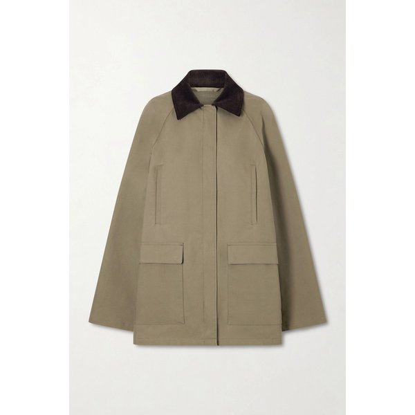 코듀로이 트리밍 코튼 개버딘 코트 46376663162978938