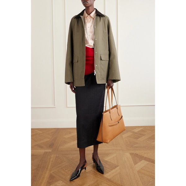 코듀로이 트리밍 코튼 개버딘 코트 46376663162978938