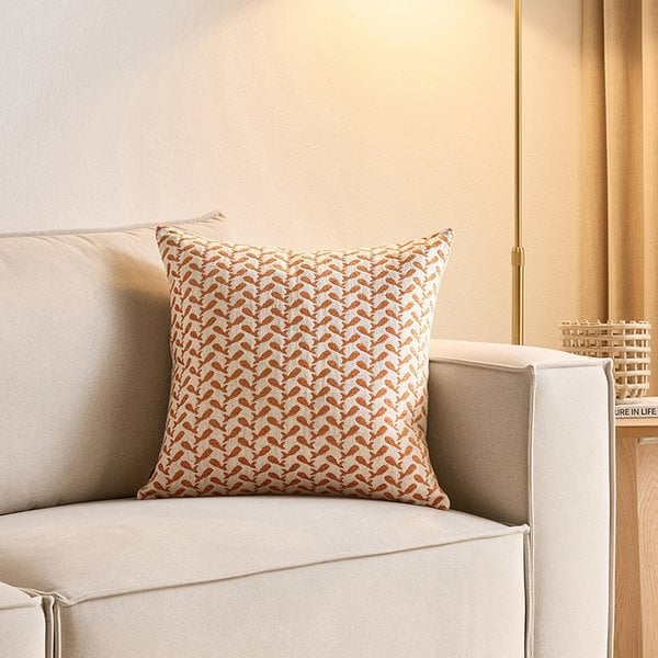 발레나 양면쿠션커버 50*50_오렌지