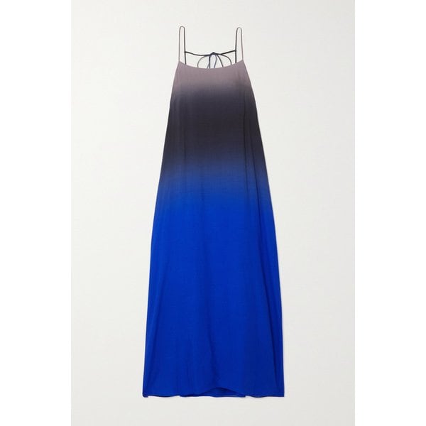 Kula Ombré Voile Maxi Dress 블루 38063312420950497