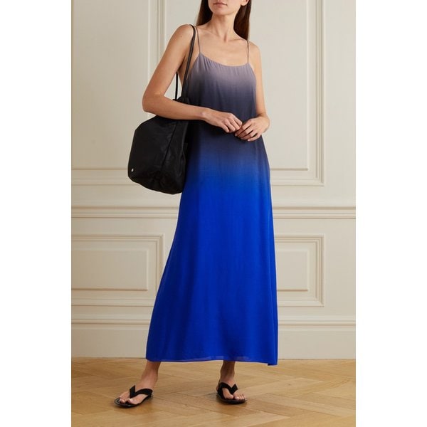 Kula Ombré Voile Maxi Dress 블루 38063312420950497