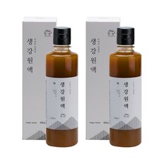 생강원액 매운맛을 없앤 생강청 400ml x 2병