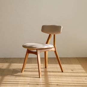아르디 생활발수 패브릭 가죽 원목 의자 (착불)