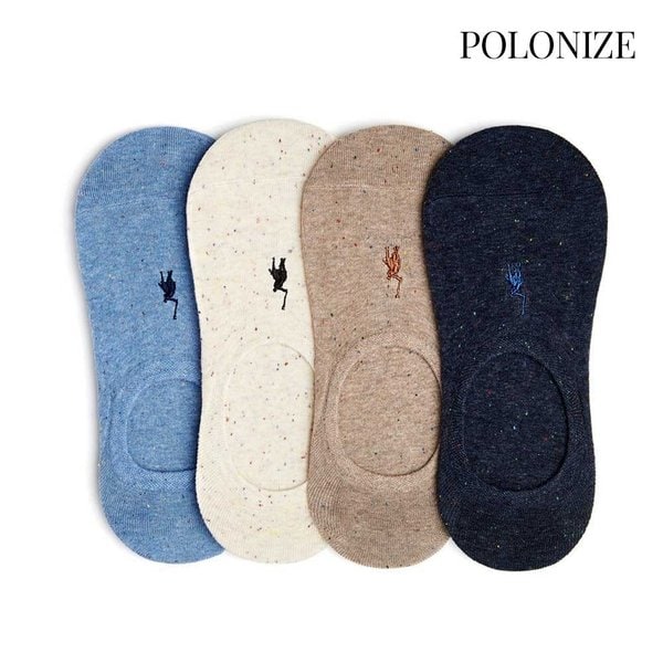 [폴로나이즈] 라이크 남성 자수 페이크삭스 덧신 1켤레