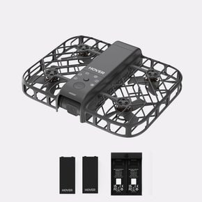 (세기 정품) HOVERAir X1 Smart Combo Special PKG (Black) 조종 없이 비행하는 AI 플라잉카메라