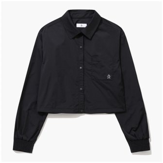 먼싱웨어 블랙 여성 경량 드롭 숄더 (SET UP) 셔켓 MQ122LJP32(BLCK)