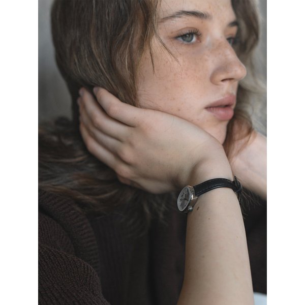 Douze.02 / Tempo ronde watch (noir)