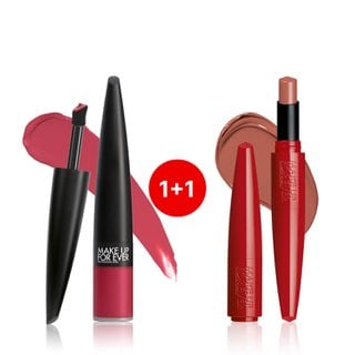 메이크업포에버 [한정수량/베스트 립 세트] 루즈 아티스트 포에버 1+1