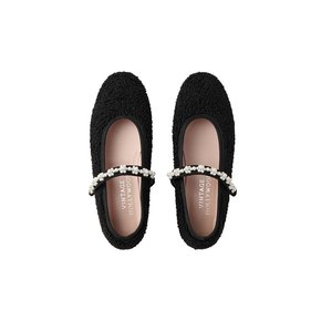 Flower Pearl Strap Maryjane Shoes_VH249OSO002M