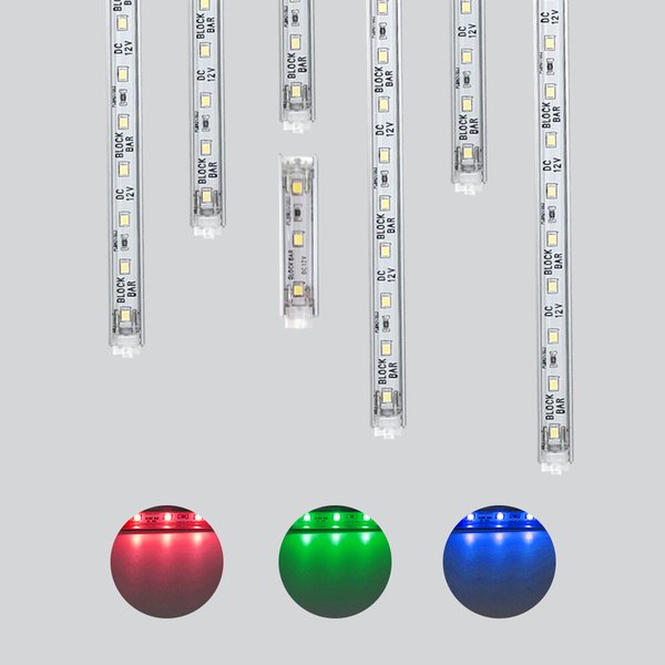 울빛 LED 블럭바 DC 12V 200mm RGB 라인 막대 조명바 - SSG.COM