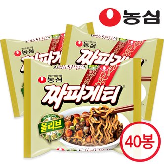 농심 올리브 짜파게티 140g X40개 멀티팩 /1박스