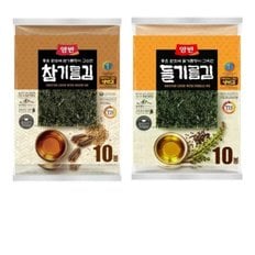 양반 참기름 + 들기름 전장김 20g x 20