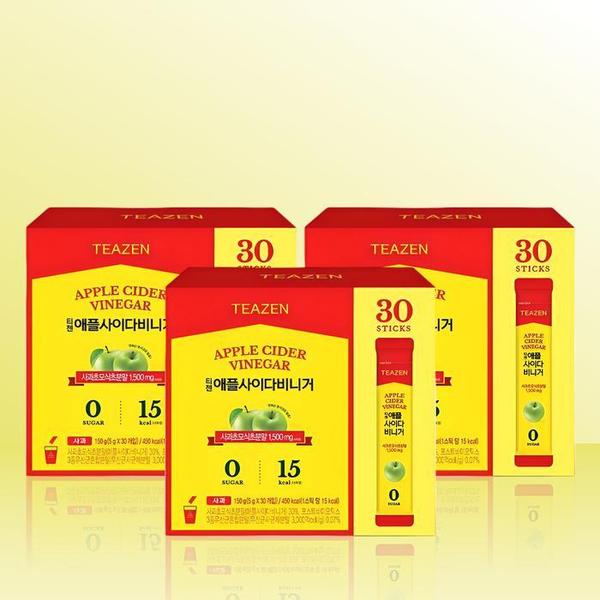 티젠 애플 사이다 비니거 30T(150G) x 3개 / iuy (S37340464)