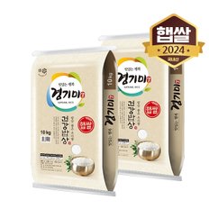 [2024년산] 햅쌀 맛있는 행복 경기미 20kg/상등급