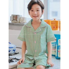 PPIPPILONG 아동파자마 반팔 시어서커 유아 아동 여름 잠옷 상하세트 PL SS64 08_P423771310