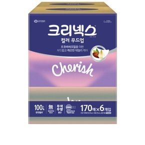 컬러무드업 티슈 170매x6입