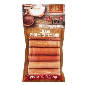 참좋은간식 라이스 크리스피롤 6p 라이스 치킨 애견