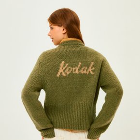 [공식](정상가 : 219,000원) 소프트 울 니트 자카드 가디건 우먼 KHAKI