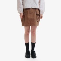 [노스페이스 공식] NK6NR40B 여성 마운틴 카고 스커트_DARK BEIGE