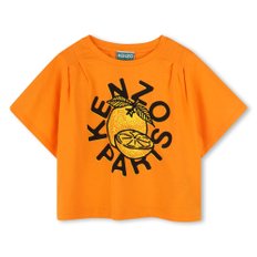 FRUITS STICKERS 과일프린트 반팔 티겨츠(Z255AGT311_,오렌지)