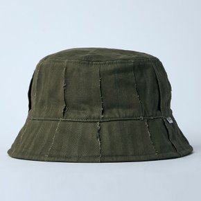 26 FW OIW 라벨 탭리버시블 로고 씬 스트랩 버킷햇 그린 VN000NCRKCZ1