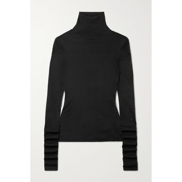 Benas Jersey Turtleneck Top 블랙 1647597282926086