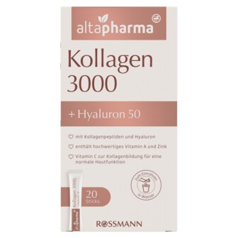  독일 로스만 altapharma 알타파마 콜라겐 3000mg 20st