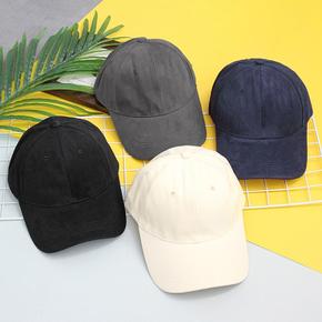 남녀공용 데일리 심플 무지 코튼 야구모자 볼캡