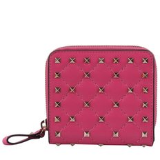 Garavani Rockstud Spike Compact Wallet PW2P0P03 NAP 0HO