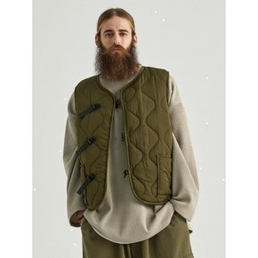 CB QUILTING PADDING VEST (KHAKI)