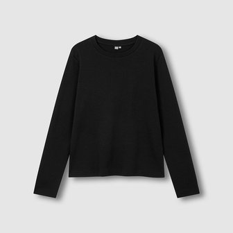 JAJU 여 헤비 코튼 긴팔 티셔츠 J116101034099