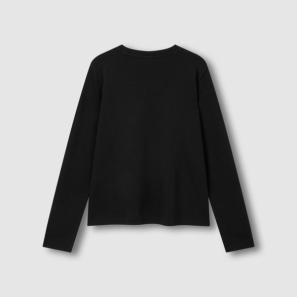 여 헤비 코튼 긴팔 티셔츠 J116101034099