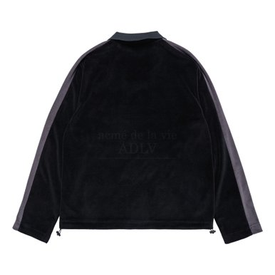 SYMBOL NEEDLEWORK VELOUR LONG SLEEVE BLACK 니들워크벨루어 긴팔티 LSCSMS-BLK