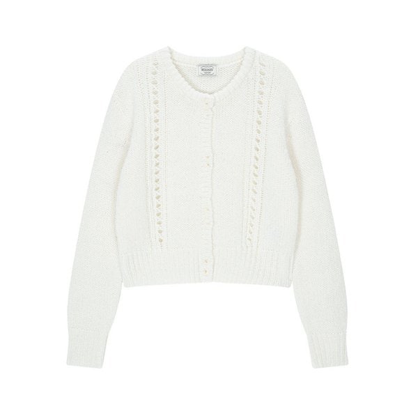 SNOWFLAKE CARDIGAN-IVORY