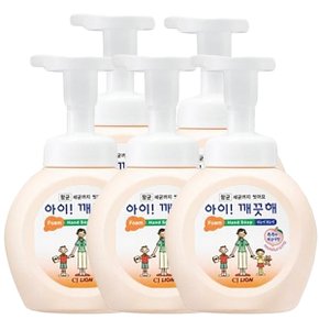 아이깨끗해 핸드워시 복숭아 250ml 용기 X 5개 무료배송