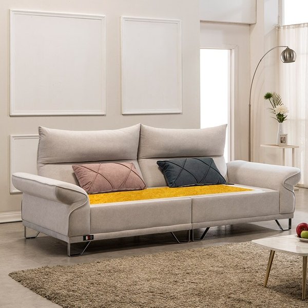 온돌 황토흙 아쿠아패브릭 3.5인쇼파 무료배송 IT209 (무료배송)