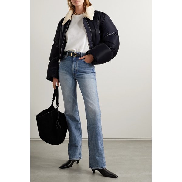 케이트 다니엘 스터드 하이 라이즈 스트레이트 진 블루 1647597289287575