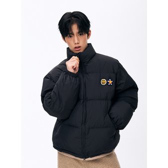 미스터차일드 더블로고 패딩 블랙