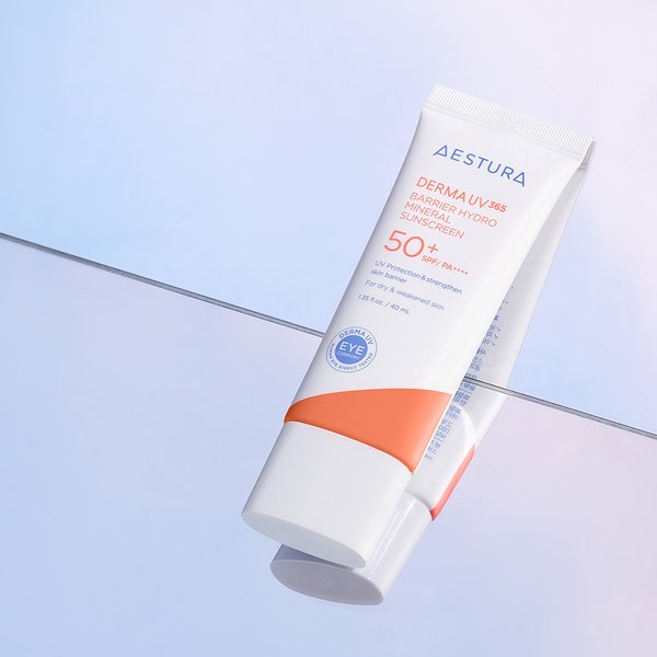 더마UV365 장벽수분 무기자차 선크림 40ml x 2개